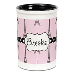 Eiffel Tower Ceramic Pencil Holders - Black