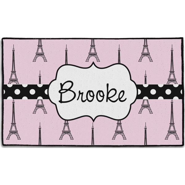 Custom Eiffel Tower Door Mat - 60"x36" (Personalized)