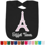 Eiffel Tower Cotton Baby Bib (Personalized)