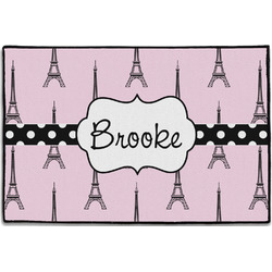 Eiffel Tower Door Mat - 36"x24" (Personalized)