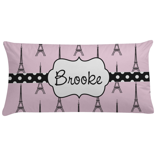 Custom Eiffel Tower Pillow Case - King (Personalized)