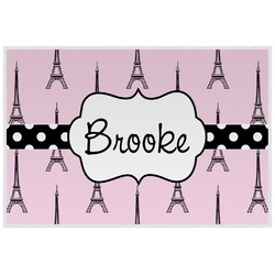 Eiffel Tower Laminated Placemat w/ Name or Text