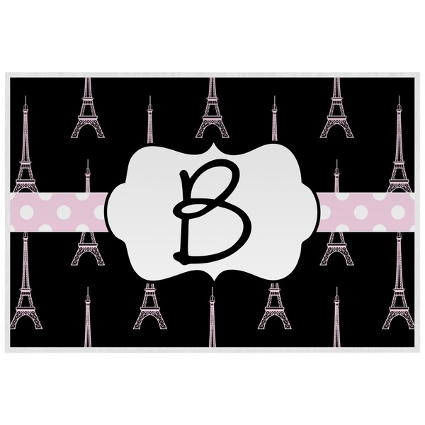 Eiffel Tower Personalized Placemat (Back)