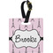Eiffel Tower Personalized Square Luggage Tag