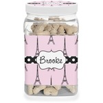 Eiffel Tower Dog Treat Jar (Personalized)