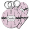 Eiffel Tower Plastic Keychain (Personalized)