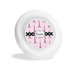 Eiffel Tower Plastic Party Appetizer & Dessert Plates - 6" (Personalized)