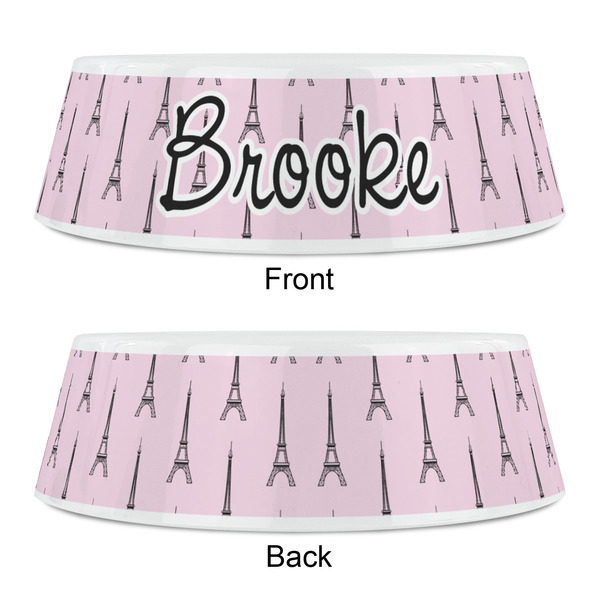 Eiffel Tower Plastic Pet Bowls - Small - APPROVAL