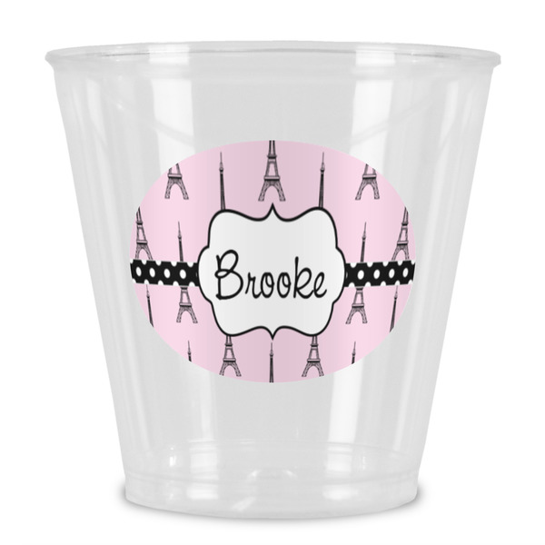 Custom Eiffel Tower Plastic Shot Glass (Personalized)