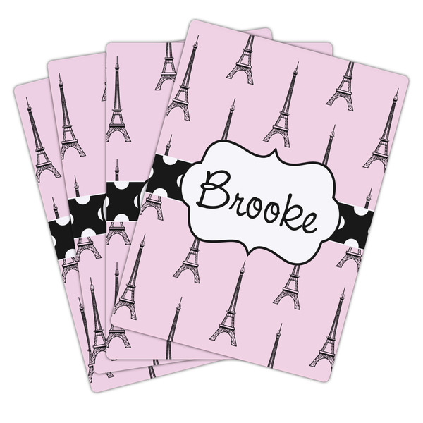 Eiffel Tower Playing Cards - Hand Back View