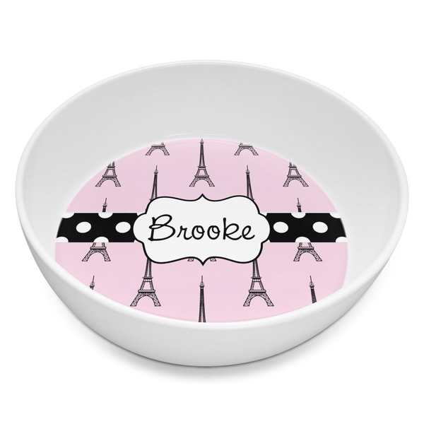 Custom Eiffel Tower Melamine Bowl - 8 oz (Personalized)