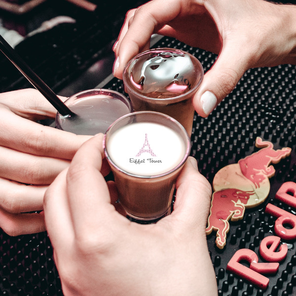 Eiffel Tower Printed Drink Topper - XSmall - In Shot Glass