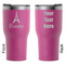 Eiffel Tower RTIC Tumbler - Magenta - Double Sided - Front & Back