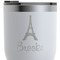 Eiffel Tower RTIC Tumbler - White - Close Up
