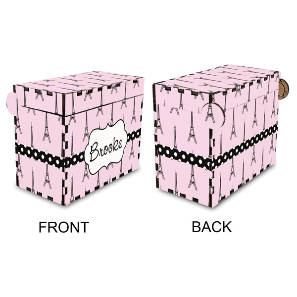 Eiffel Tower Recipe Box - Full Color - Approval