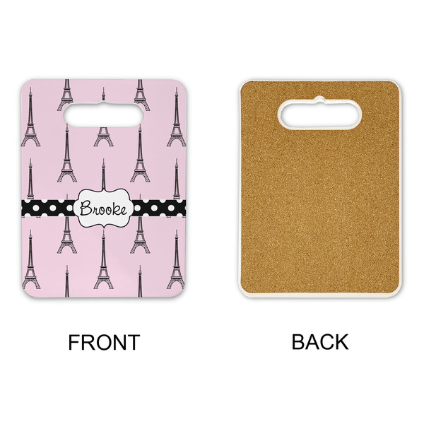 Eiffel Tower Rectangle Trivet with Handle - APPROVAL