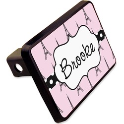 Eiffel Tower Rectangular Trailer Hitch Cover - 2" (Personalized)