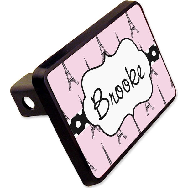Custom Eiffel Tower Rectangular Trailer Hitch Cover - 2" (Personalized)