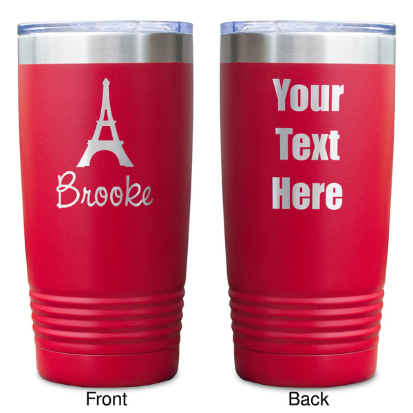 Eiffel Tower Red Polar Camel Tumbler - 20oz - Double Sided - Approval