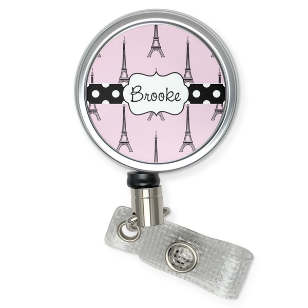 Custom Eiffel Tower Retractable Badge Reel (Personalized)