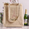Eiffel Tower Reusable Cotton Grocery Bag - In Context