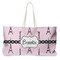 Eiffel Tower Large Rope Tote Bag - Front View