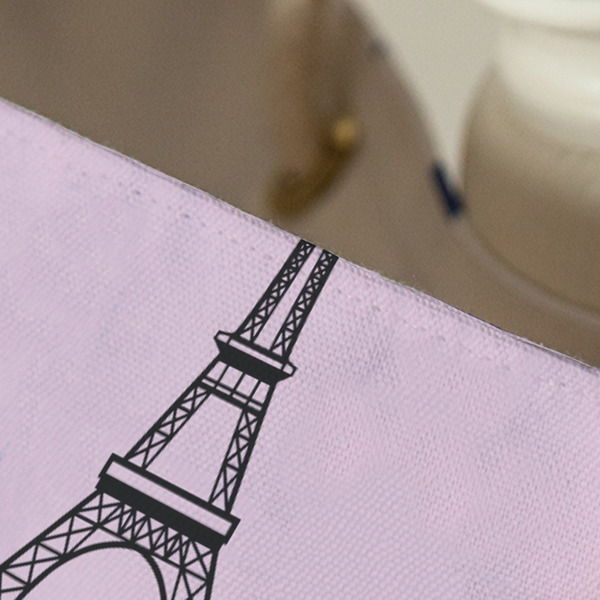 Eiffel Tower Large Rope Tote - Close Up View