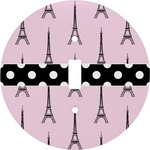 Eiffel Tower Round Light Switch Cover