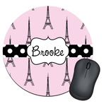 Eiffel Tower Round Mouse Pad (Personalized)