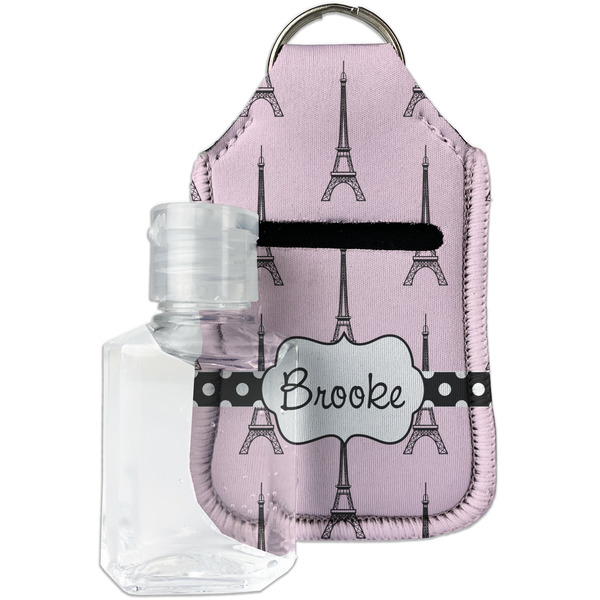 Custom Eiffel Tower Hand Sanitizer & Keychain Holder (Personalized)