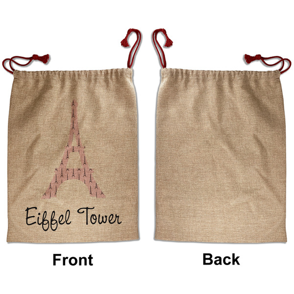 Eiffel Tower Santa Bag - Approval - Front