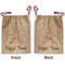Eiffel Tower Santa Sack - Front & Back (Personalized)