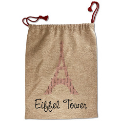 Eiffel Tower Santa Sack - Front (Personalized)
