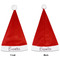 Eiffel Tower Santa Hats - Front and Back (Double Sided Print) APPROVAL