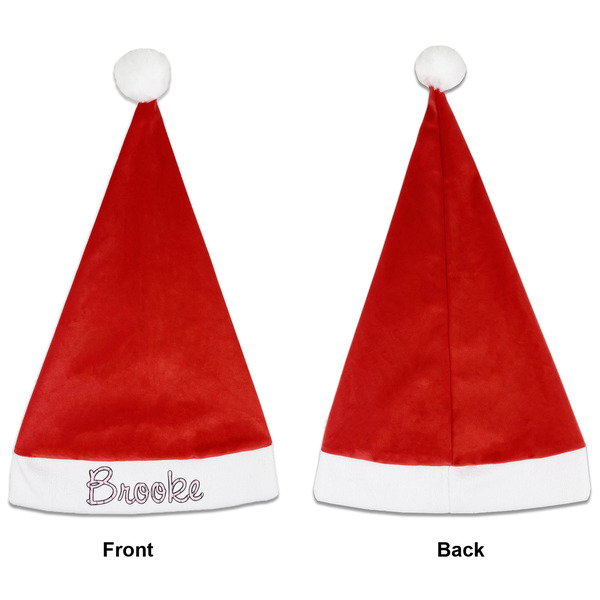 Eiffel Tower Santa Hats - Front and Back (Single Print) APPROVAL