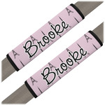 Eiffel Tower Seat Belt Covers (Set of 2) (Personalized)