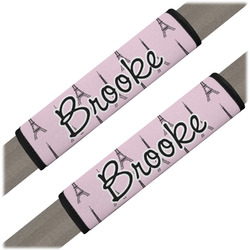 Eiffel Tower Seat Belt Covers (Set of 2) (Personalized)