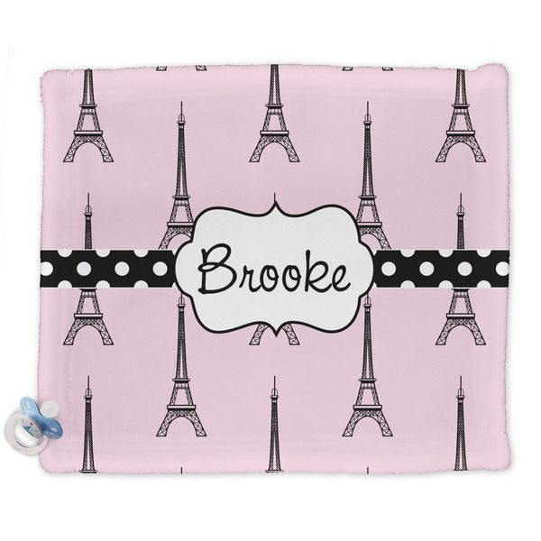 Custom Eiffel Tower Security Blankets - Double Sided (Personalized)