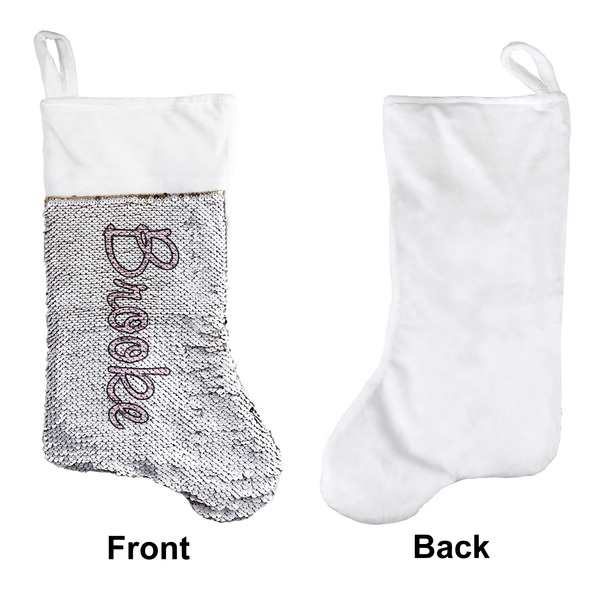 Eiffel Tower Sequin Stocking - Approval