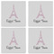 Eiffel Tower Set of 4 Sandstone Coasters - See All 4 View