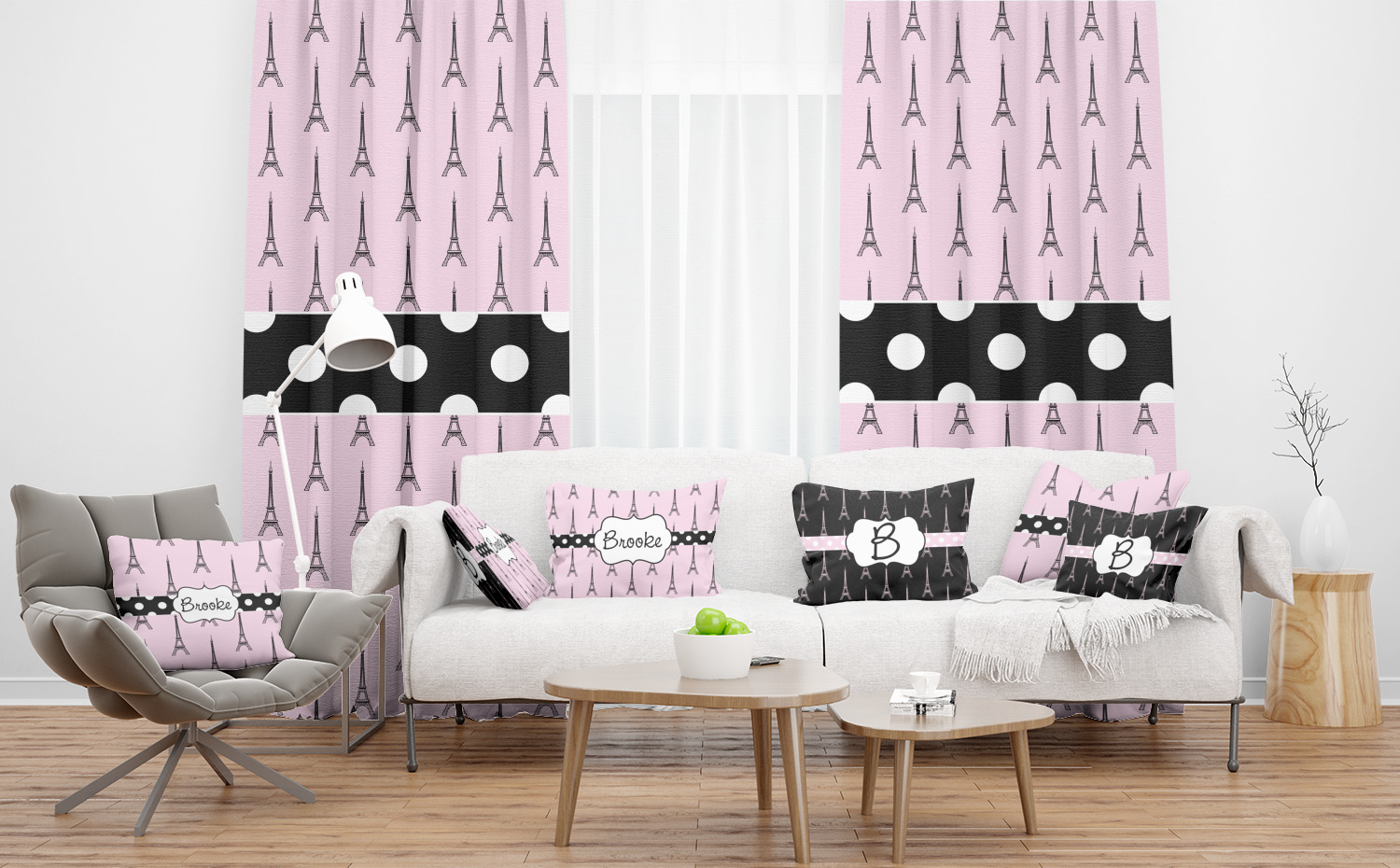 Eiffel Tower Curtain (Personalized) YouCustomizeIt