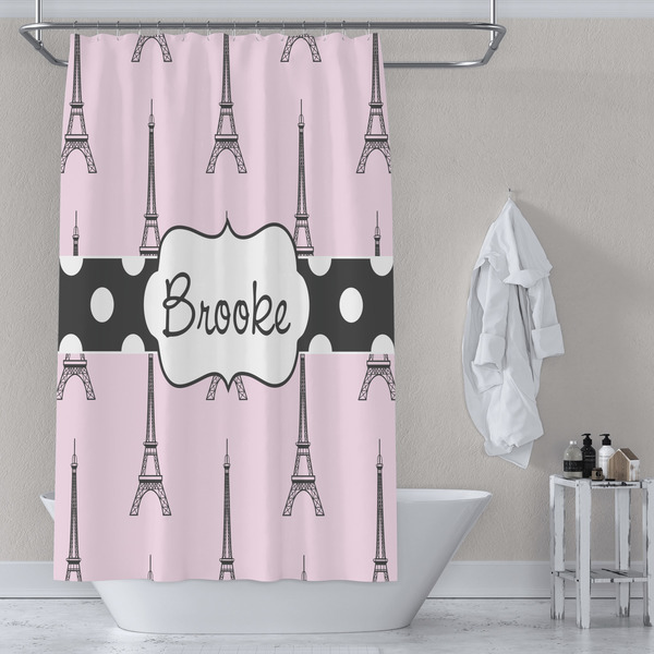 Eiffel Tower Shower Curtain Lifestyle