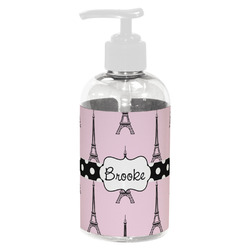 Eiffel Tower Plastic Soap / Lotion Dispenser (8 oz - Small - White) (Personalized)