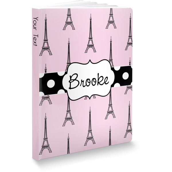 Custom Eiffel Tower Softbound Notebook (Personalized)