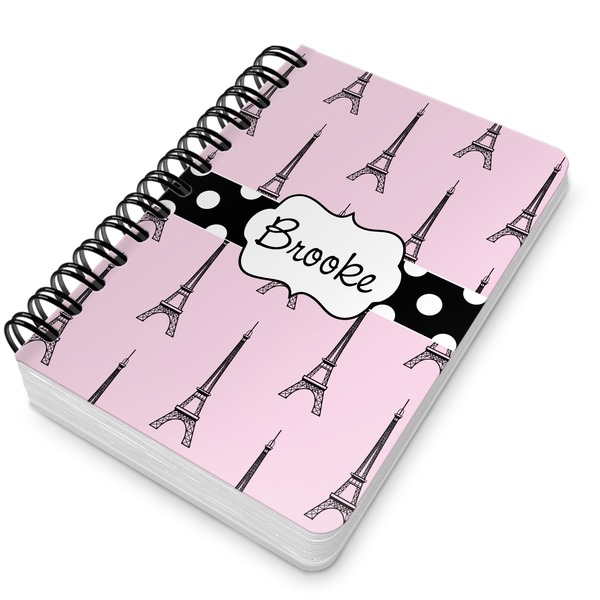 Eiffel Tower Spiral Journal 5 x 7 - Main