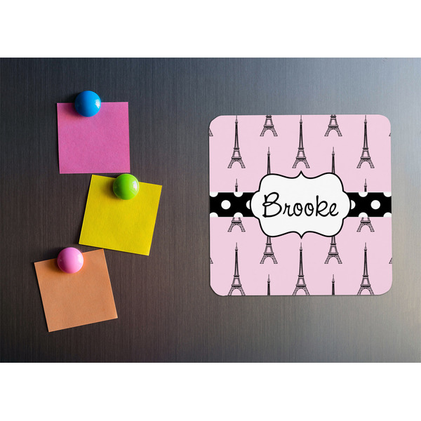 Eiffel Tower Square Fridge Magnet - LIFESTYLE