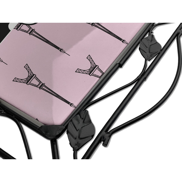 Eiffel Tower Square Trivet - Detail