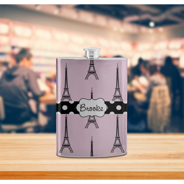 Eiffel Tower Stainless Steel Flask - LIFESTYLE 2
