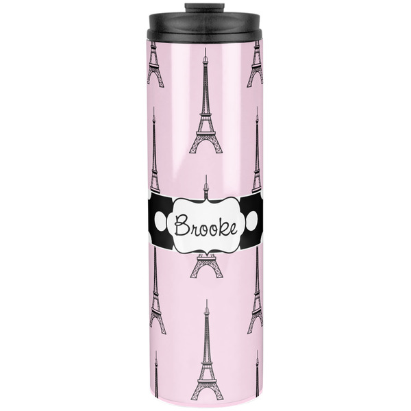 Custom Eiffel Tower Stainless Steel Skinny Tumbler - 20 oz (Personalized)