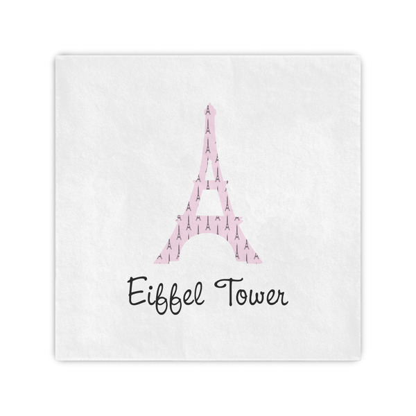 Custom Eiffel Tower Cocktail Napkins (Personalized)